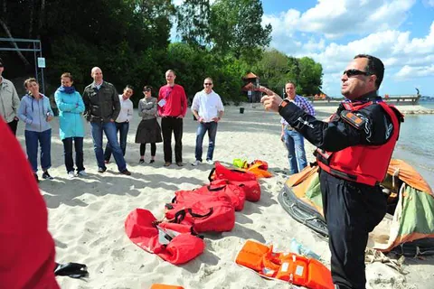 Företagsevent vid Östersjön