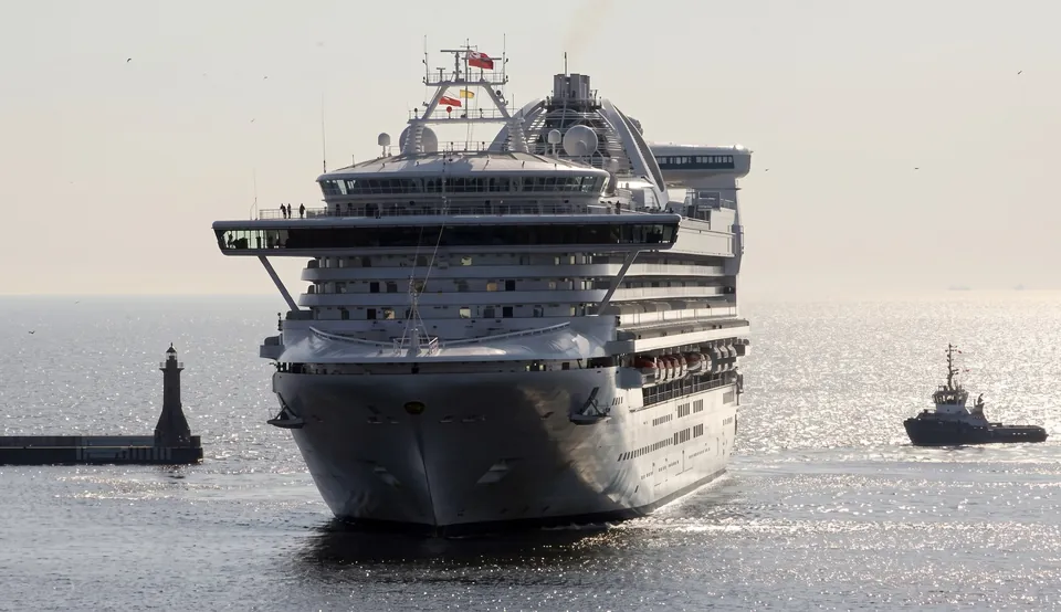 Stora kryssningsfartyg i Gdynia