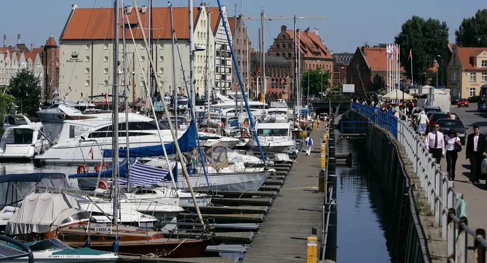 Marina Gdańsk i Gamla stan – tur med ribbåt